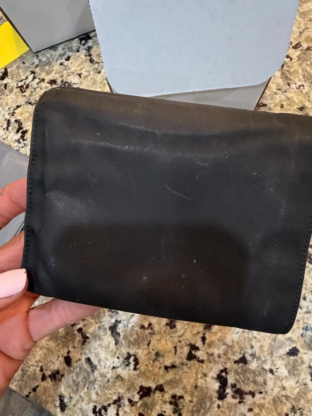 Prada Tessuto Nylon Trifold Wallet - needs cleaning